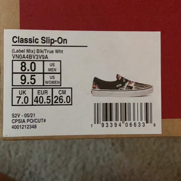 Van’s Classic Slip-On Label Mix ✨ Limited Edition - Picture 6 of 6
